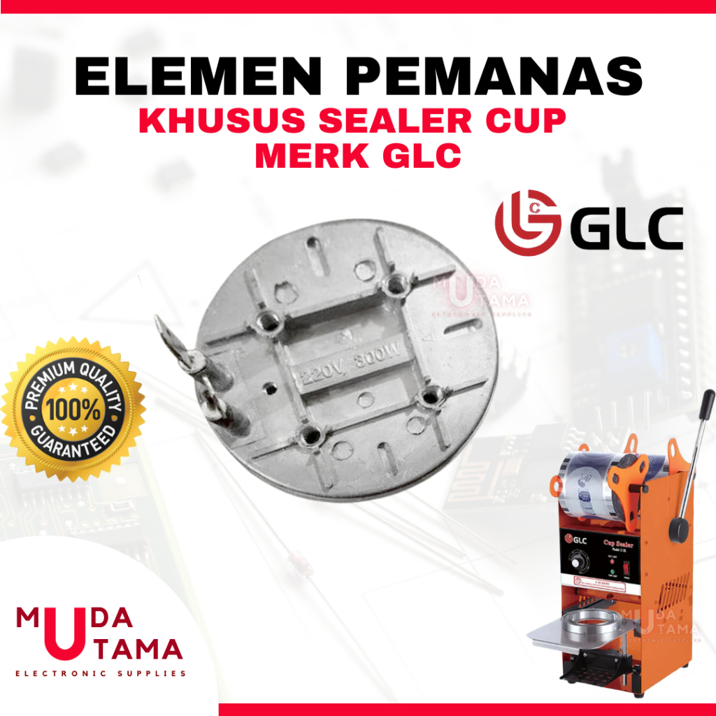 Elemen Pemanas Mesin Cup Sealer GLC - Elemen Cup Sealer GLC - Element Heater Cup Sealer GLC - Elemen