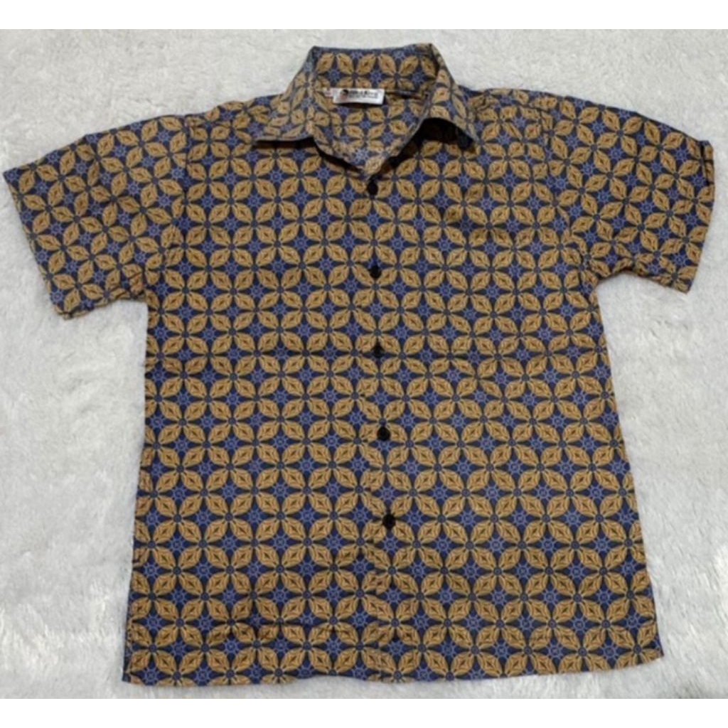 kemeja anak cowo, batik keris ori (preloved)