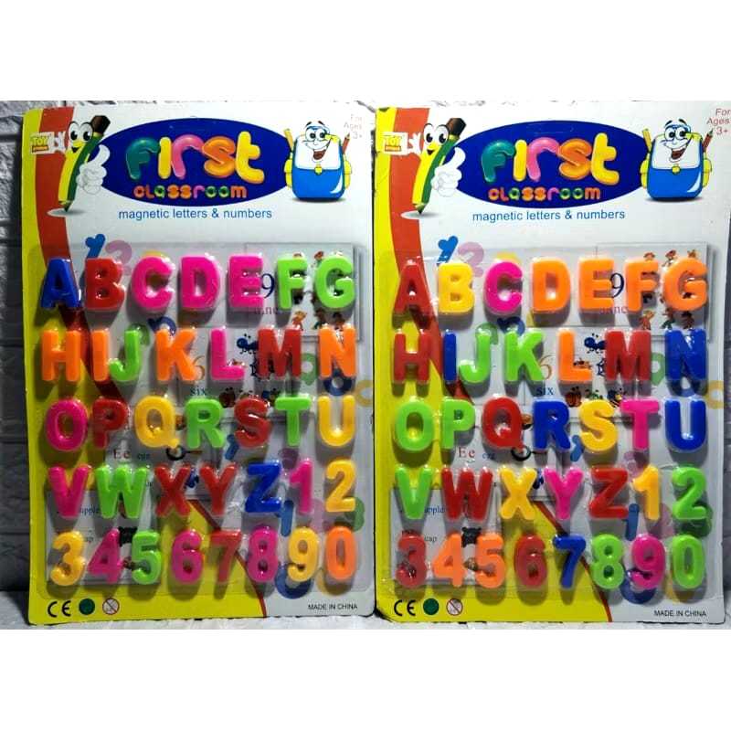 KIDZOONA -  MAINAN MAGNET HURUF & ANGKA (8101)