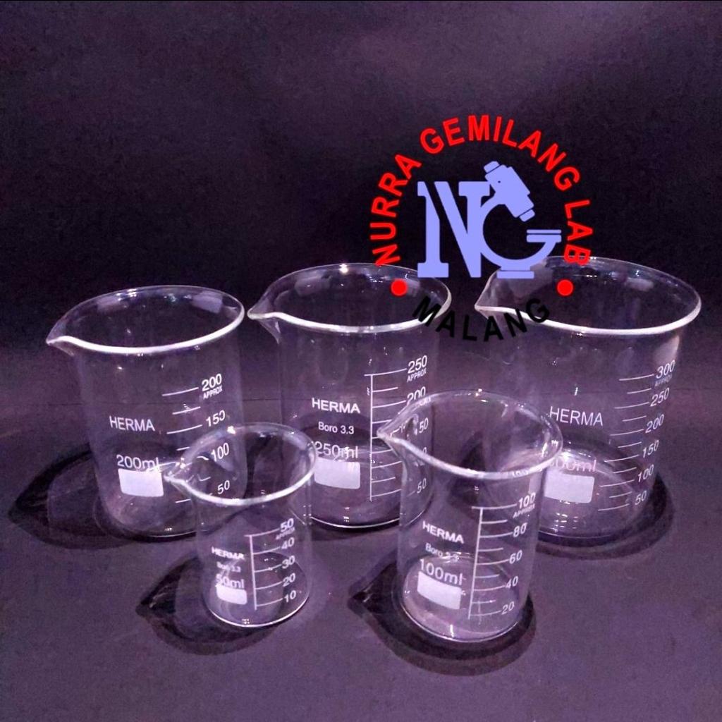 Beaker Glass 400ml merk Herma Duran