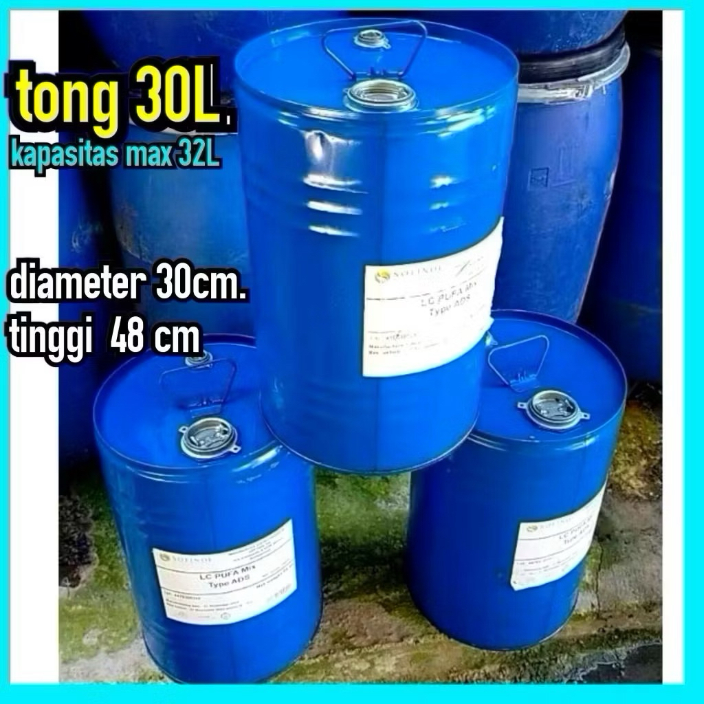 drum besi 32 liter bekas minyak ikan - drum besi 32 liter MURAH