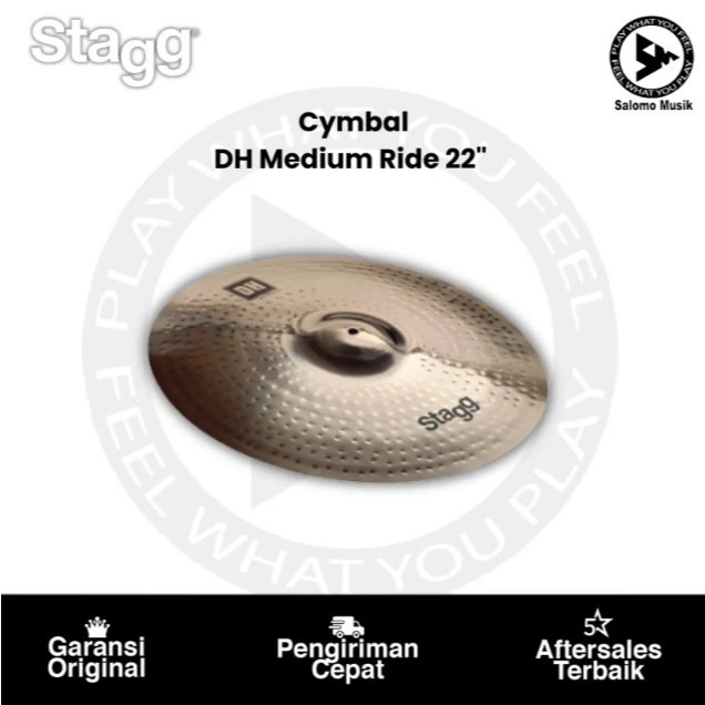 Cymbal Stagg DH Medium Ride 22" Original