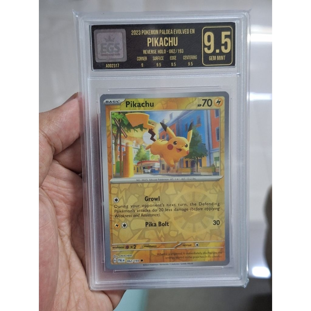 Pikachu 062/193 Paldea Evolved Reverse Holo