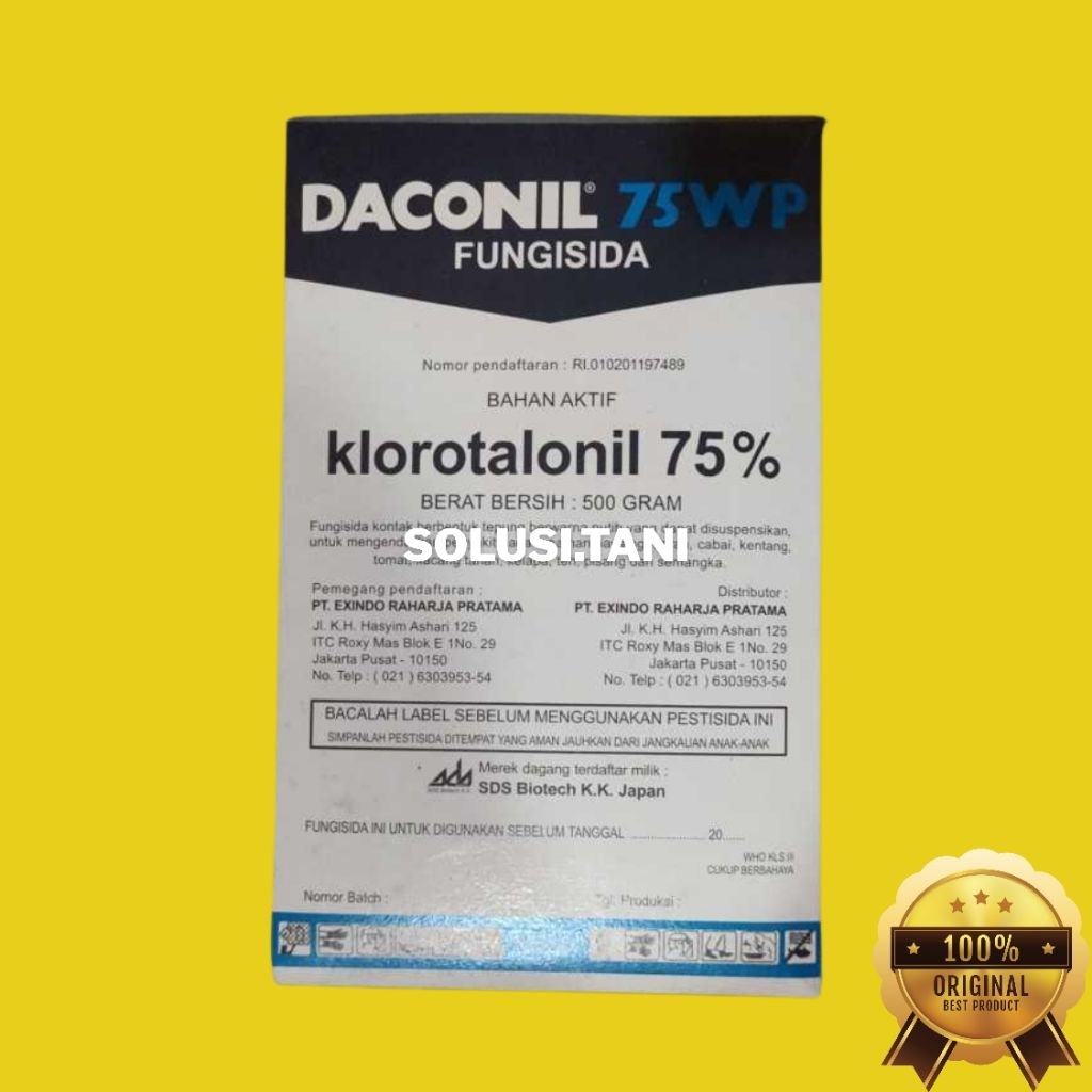 Fungisida DACONIL 75% 500 gram - Klorotalonil