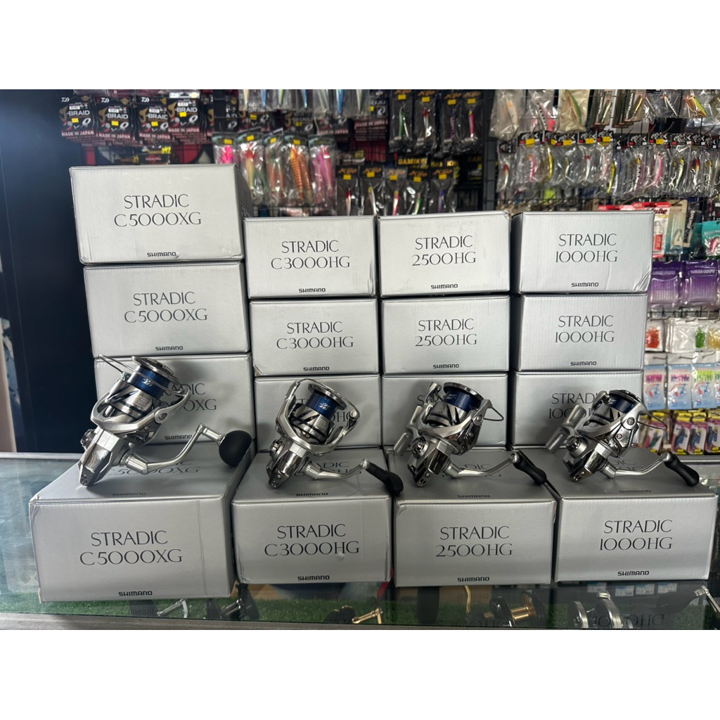 shimano stradic fm 1000hg  2500hg c3000hg c5000xg 2023