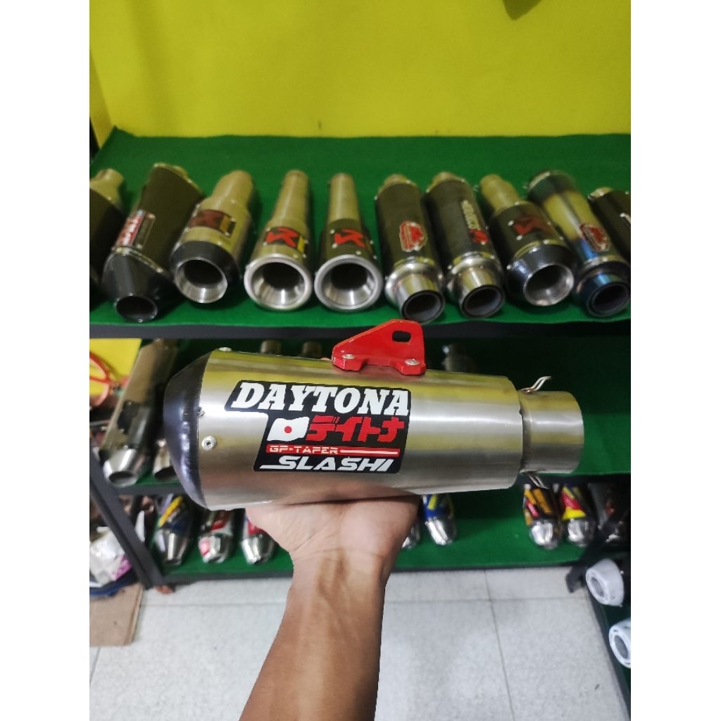 silincer daytona inlet 50mm suara ngebass adem.