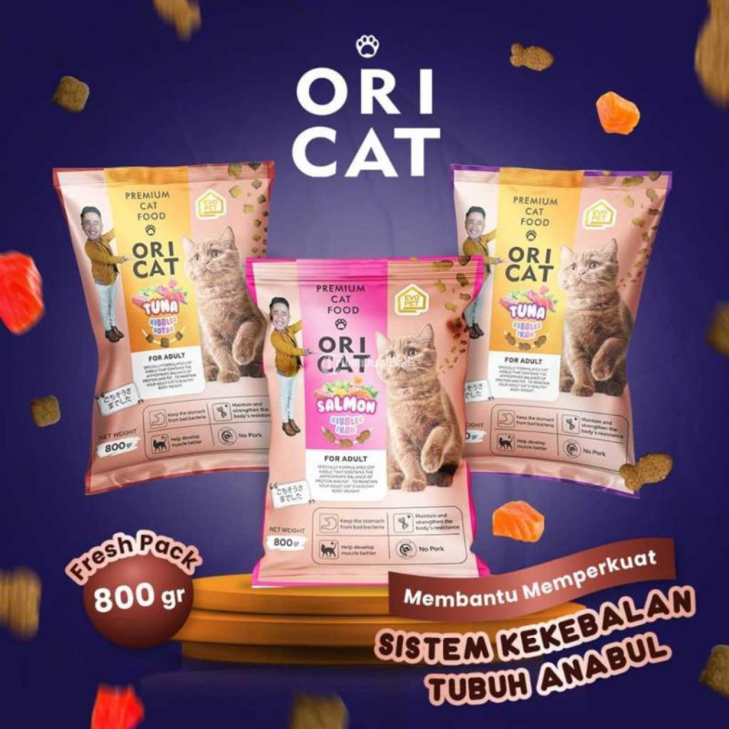 ORI CAT / Cat Food Makanan Kucing / Ori Cat Adult (DEWASA)