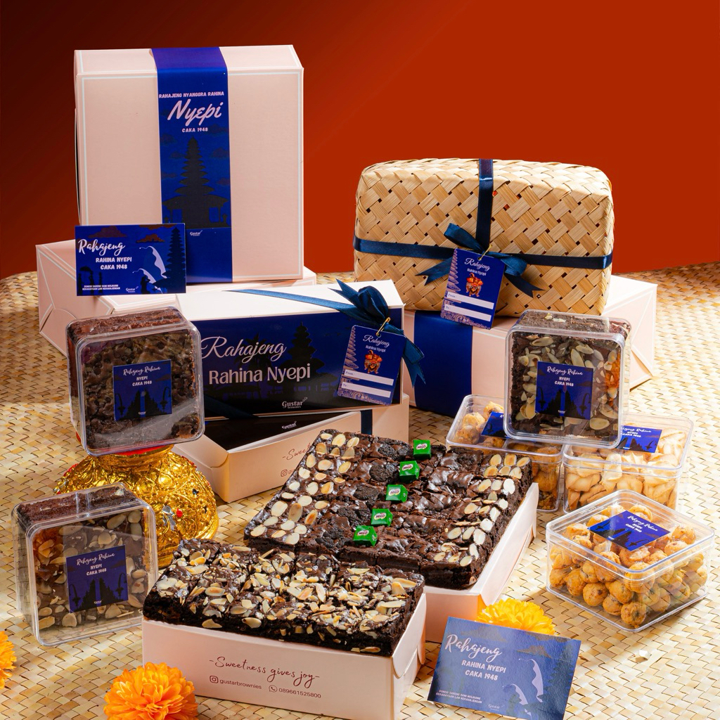 NYEPI HAMPERS | HAMPERS BALI | NYEPI HAMPERS BALI | FUDGY BROWNIES BALI