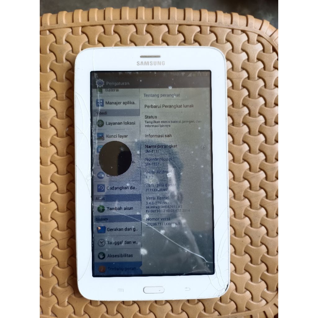 SAMSUNG TAB SM T111 MINUS LCD