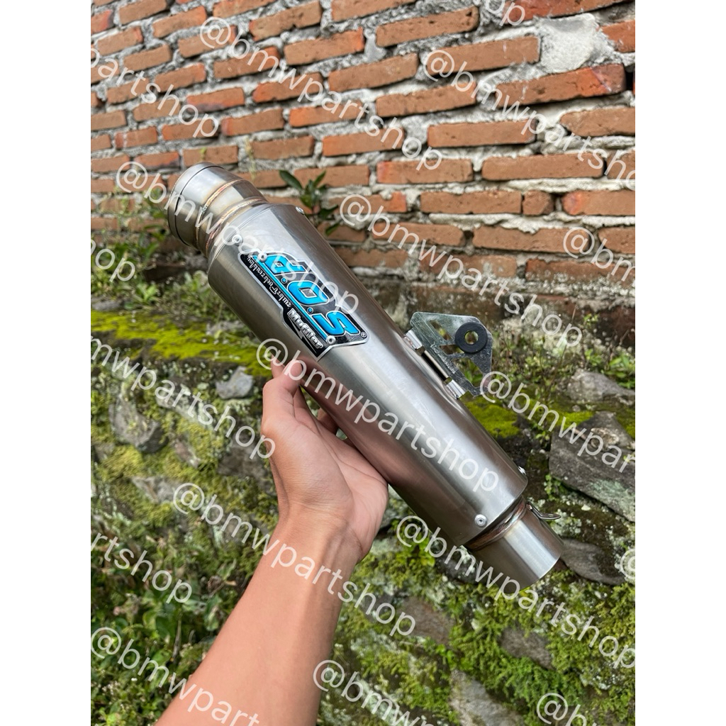 Slenser DOS Silincer DOS 25cm Jenong Kompetisi Bas Gahar Sarteng Inlet 50mm Free Per