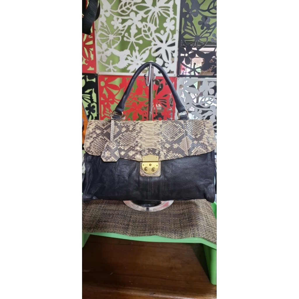 TAS TOPHANDLE KULAS MIX SNAKE SKIN
