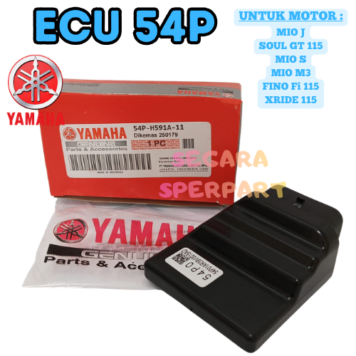 ECU KODE-54P YAMAHA ASLI Mio J, Mio Soul GT, X-Ride 115, Fino FI KUALITAS ASLI 100% ORIGINAL YAMAHA.