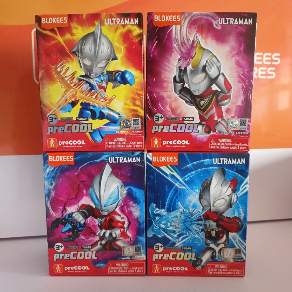 Blokees Ultraman Precool Series Ultraman X Ultraman Gaia Ultraman Nexus Ultraman Geed
