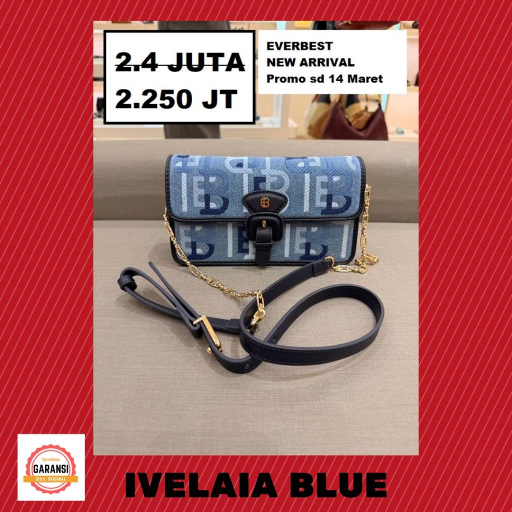 Tas selempang wanita EVERBEST seri IVELAIA SALE original 100%