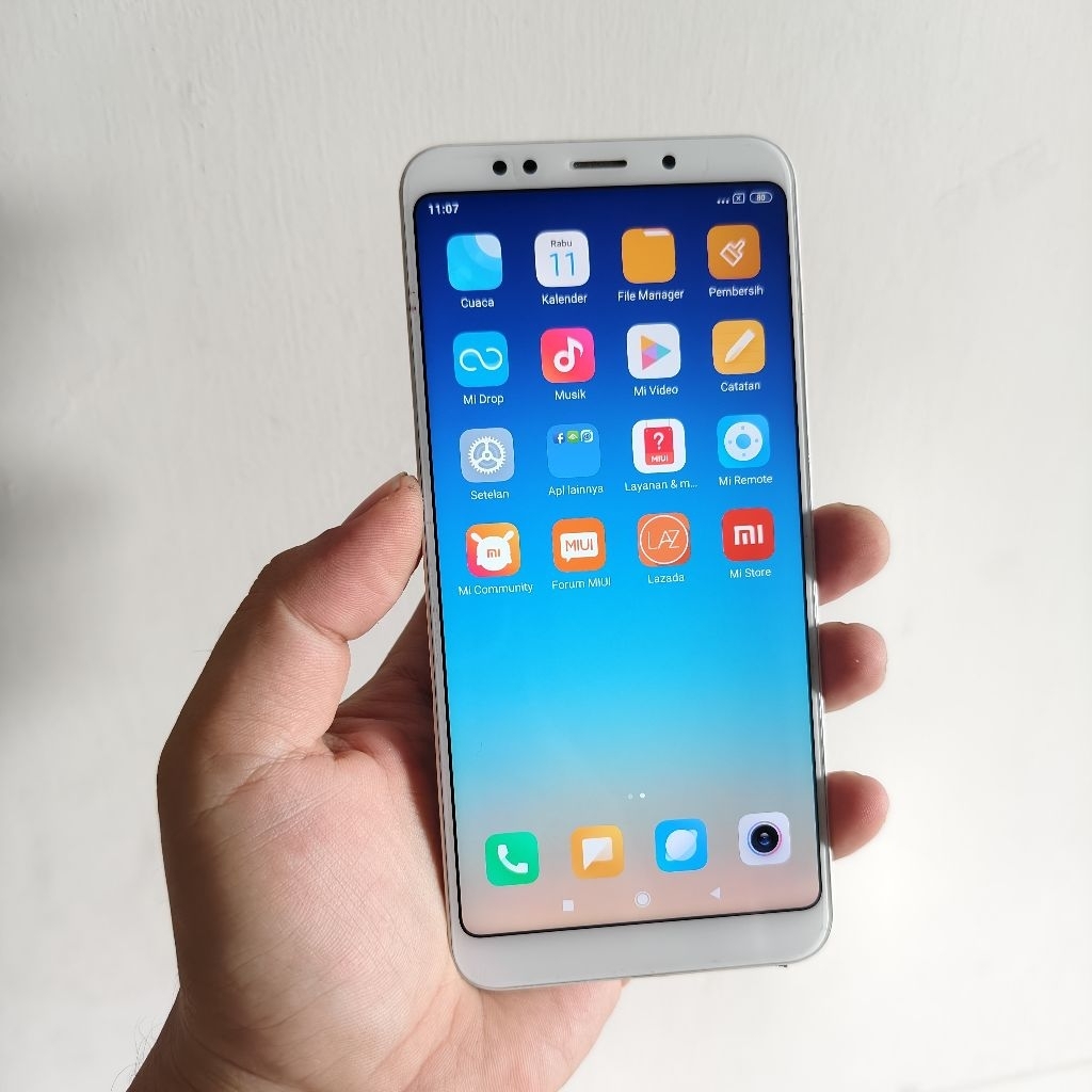 LCD Redmi 5 Plus Original Copotan Tested