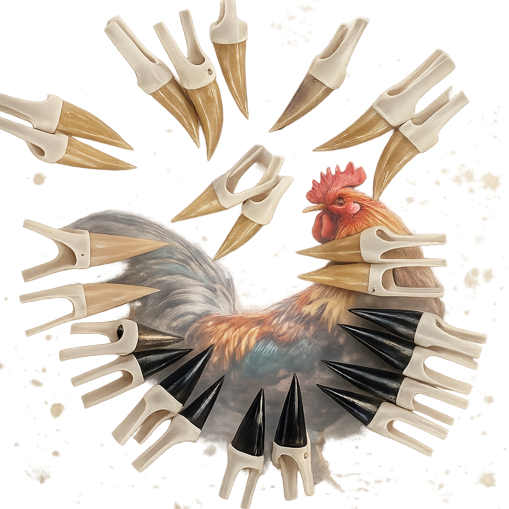 Jalu Ayam jago Sambungan jalu bahan Kuat untuk Ayam Aduan Jalu Sambung