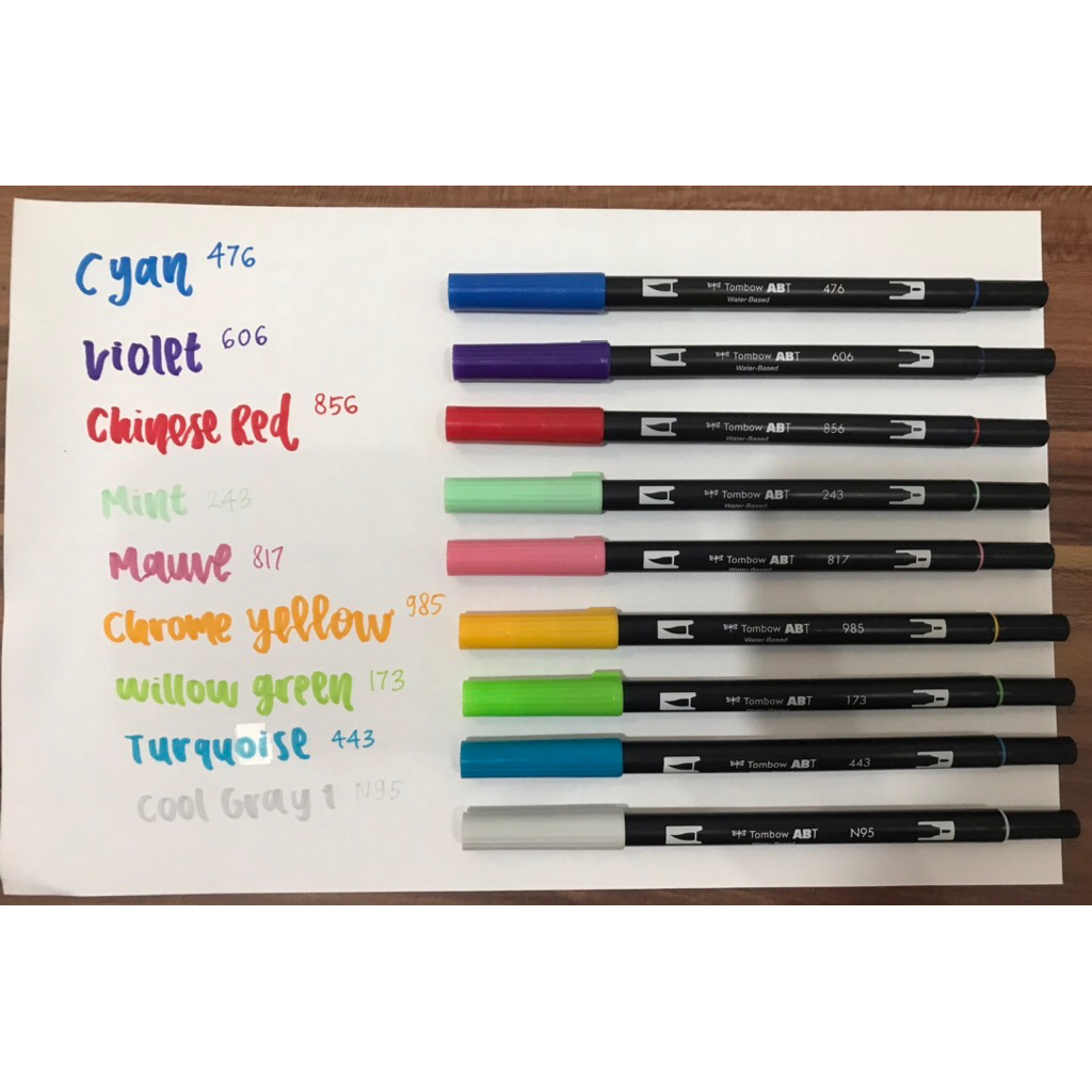 Tombow Brushpen original Preloved (per 3 pcs)