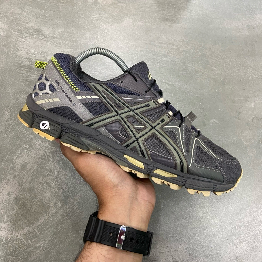 [Size 41.5] Asics Gel-Kahana 8 ‘Graphite Grey Sheet Rock’ 1011B387 Second Original Kondisi Mulus Nom