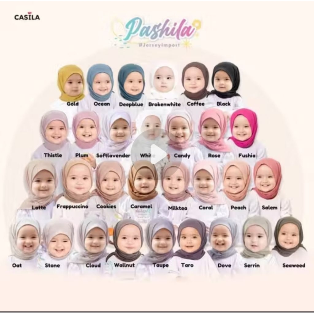 Casila Pasmina Jersey  Anak Milktea (preloved)