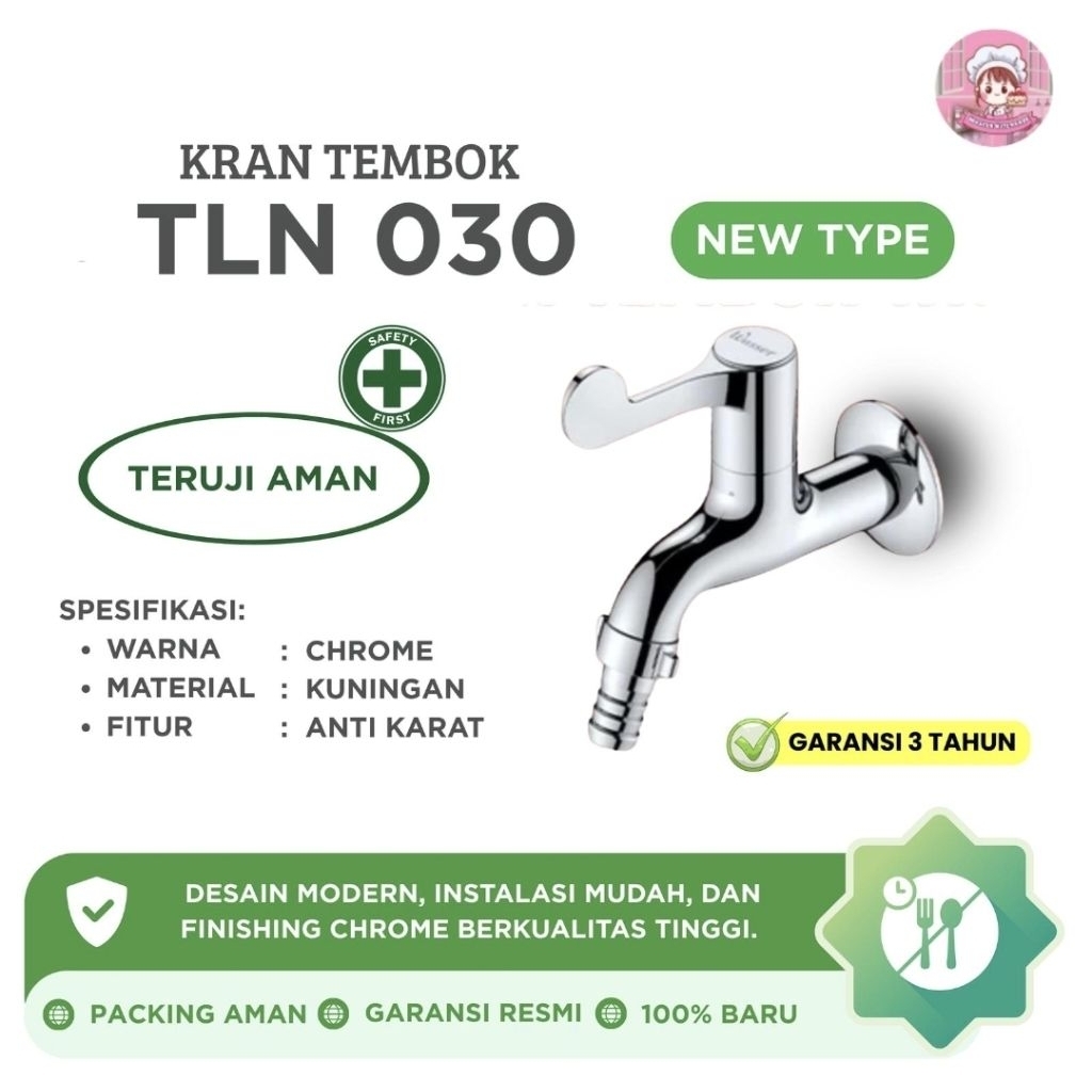 Kran Air Taman Wasser TLN-030 / Kran Air Selang Wasser TLN 030 Kuningan