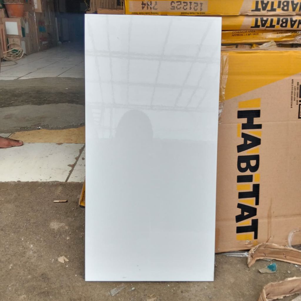 30x60 keramik putih polos glossy