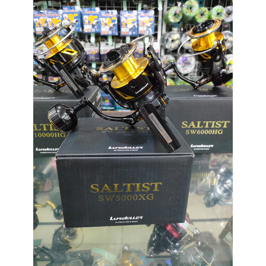 REEL SPINING, REEL LUREKILLER SALTIST SW 5000XG, SW 6000HG, SW 10000HG