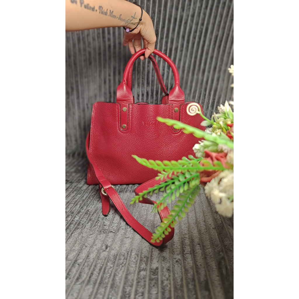 preloved tas kulit sapi asli