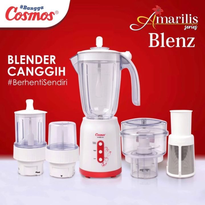 Blender Plastik Cosmos 4 in 1 Edelweiss Series CB 802