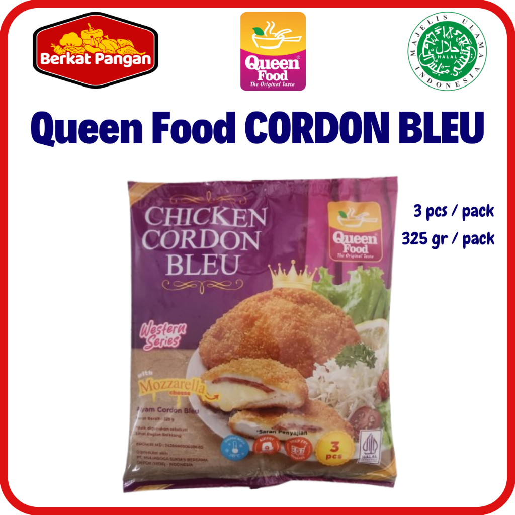 Queen Food Chicken Cordon Bleu | Ayam Isi Keju Mozzarella Smoked Beef