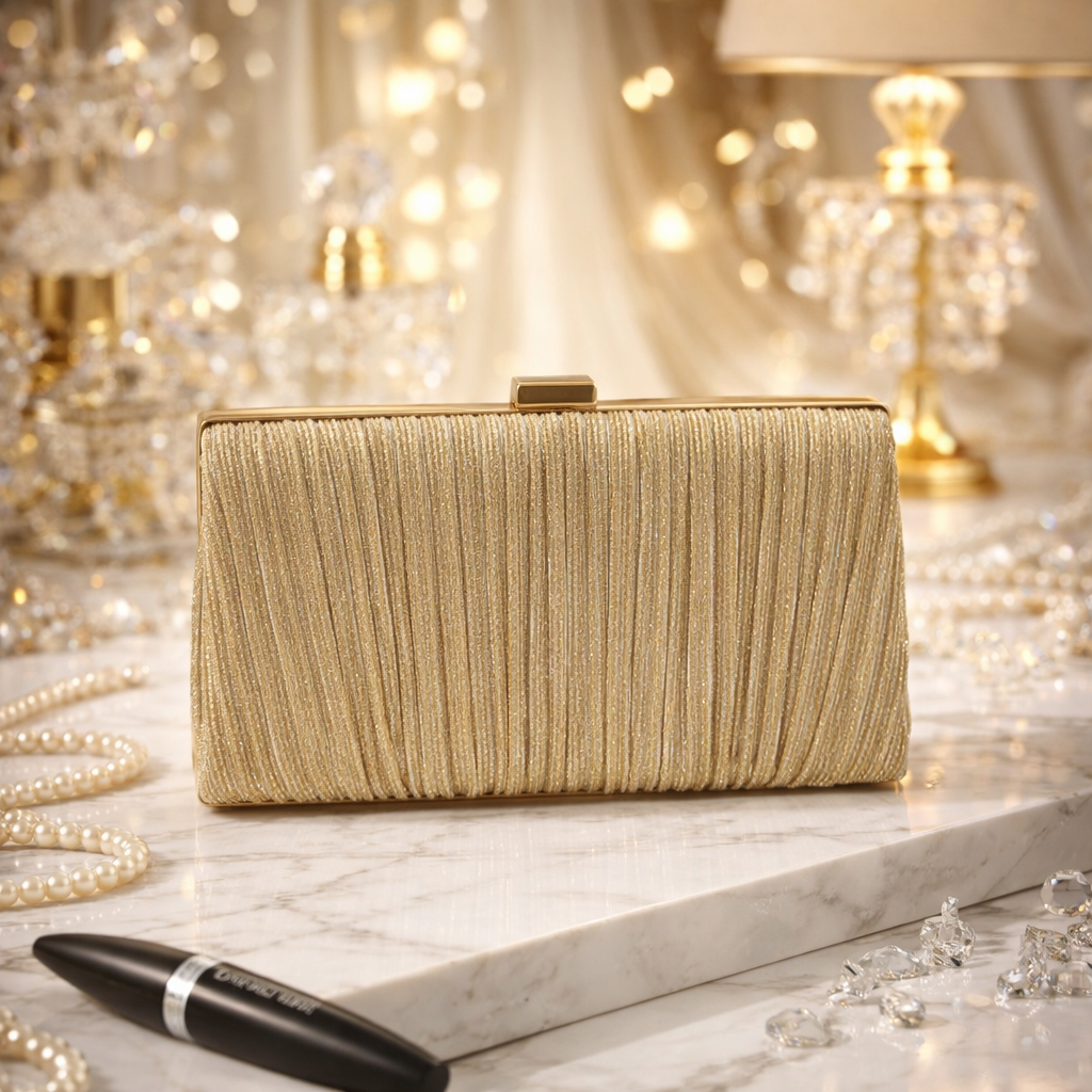 JK 3068 TAS PESTA WANITA  CLUTCH Emilia Embellished Crystal U4320 T3163 Y10644