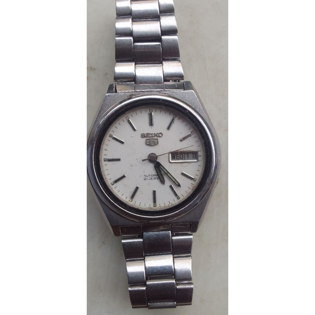 jam tangan saiko5 automatic hidup original 7009