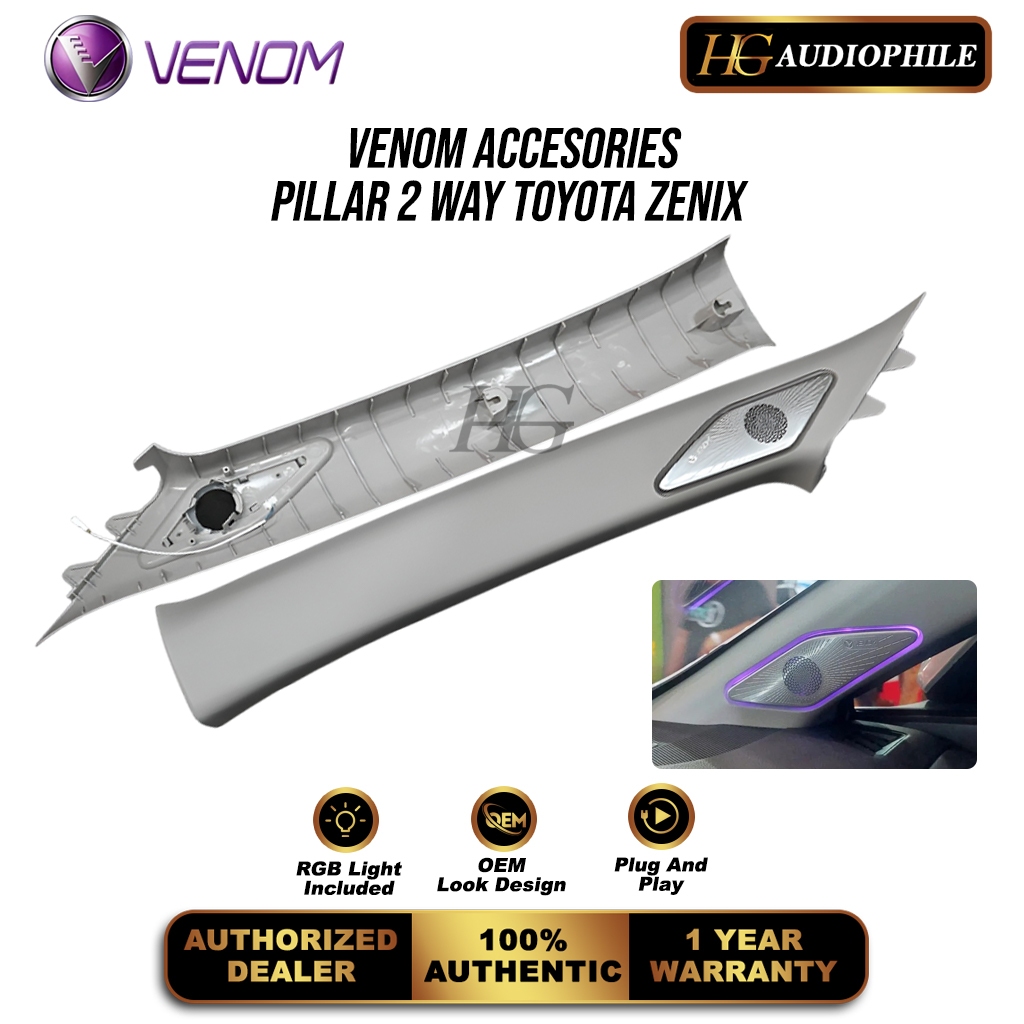 Venom Pilar 2 Way Oem Innova Zenix Lampu Rgb Plug And Play