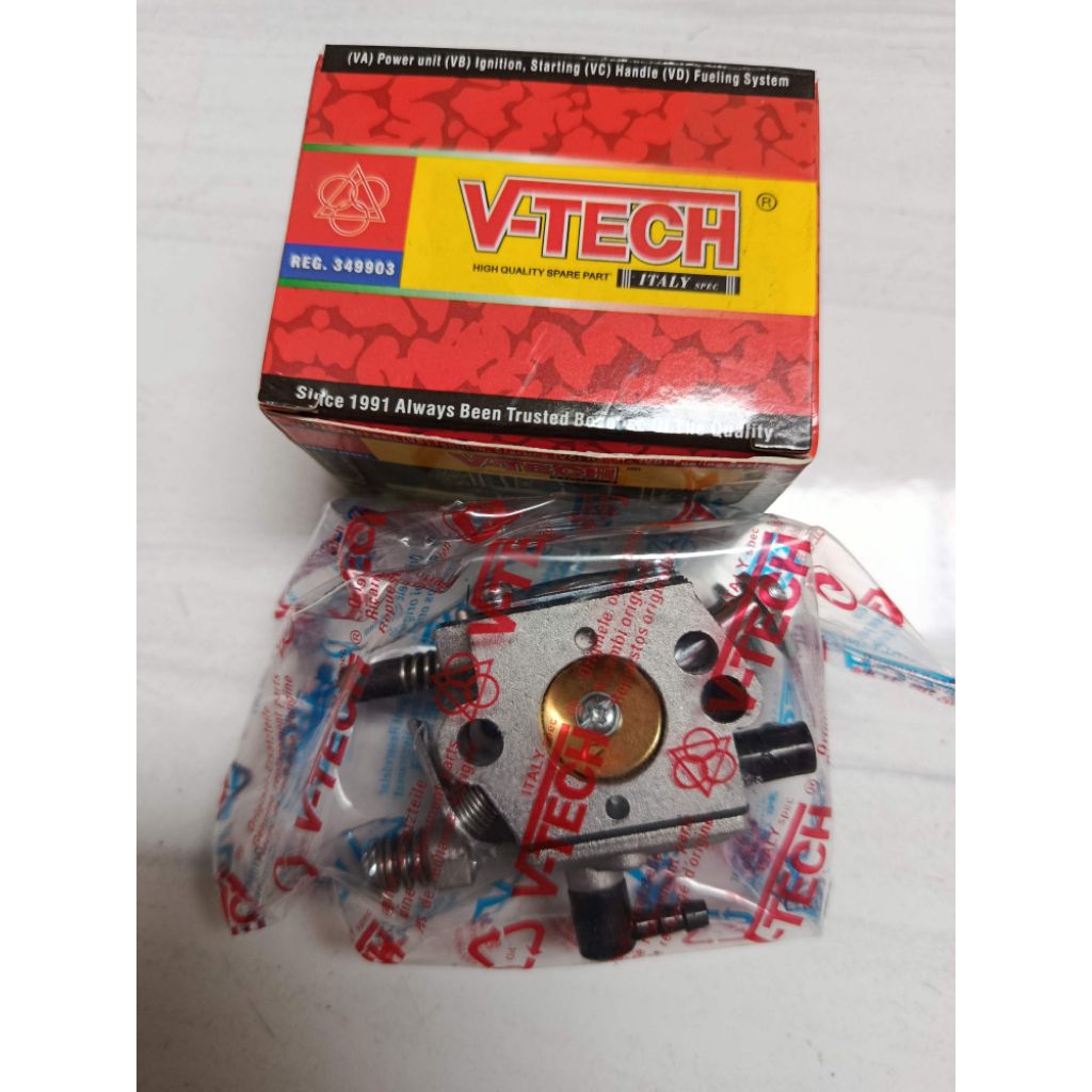 Karburator Carburetor Carburator VTECH Mesin Chainsaw Senso 5200 5800