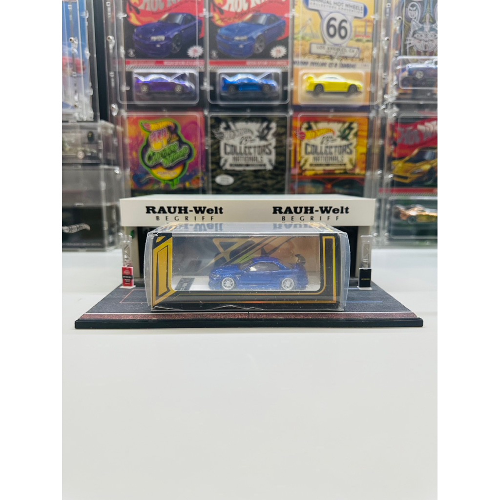 Error404 Resin 1:64 Nissan Skyline R34 Ryohe’s Gifted Modified Blue