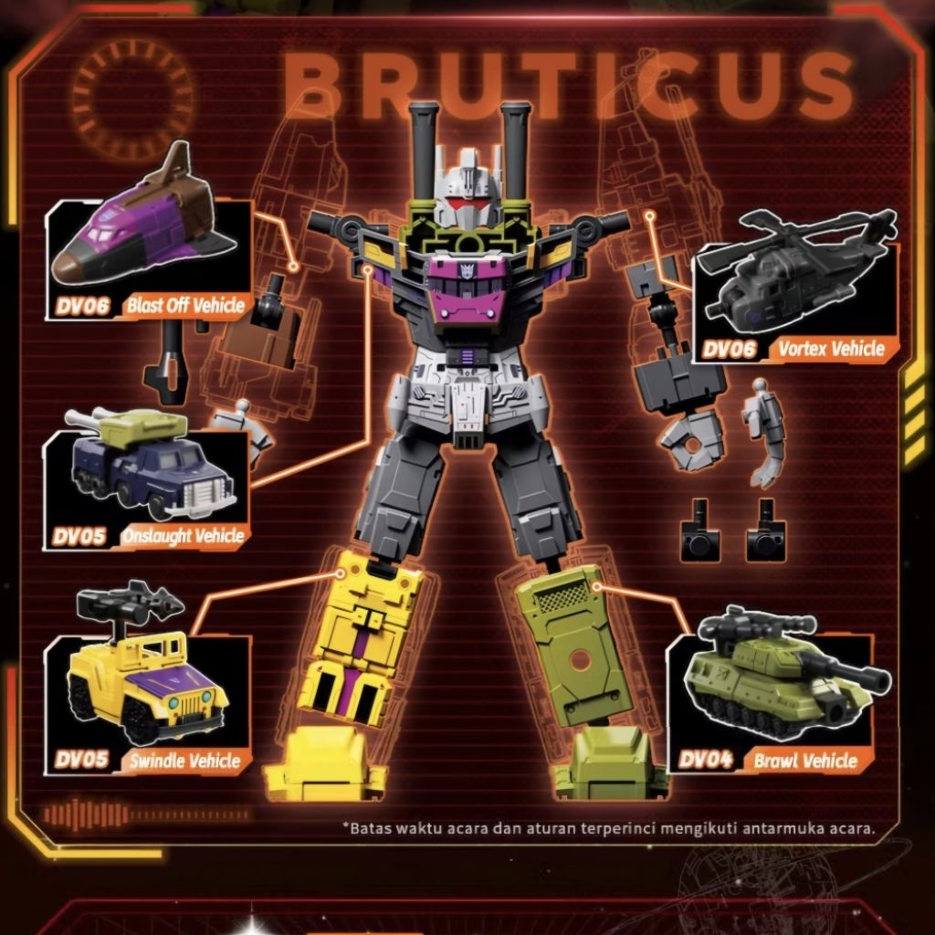 BLOKEES BRUTICUS FULLSET Defender Version Vol 4, vol 5, vol 6 Brawl Vehicle, Onslaught Vehicle, Swin