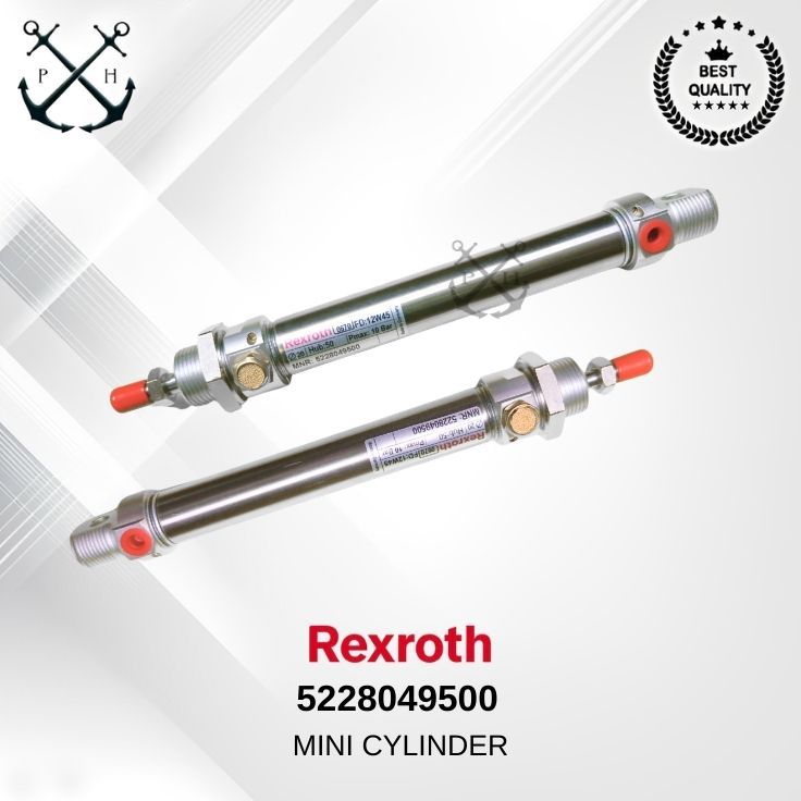Mini Cylinder pneumatic REXROTH 5228049500 Single Acting