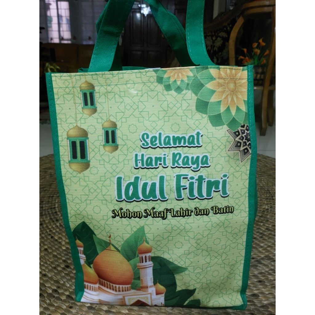 Tas Hampers Goodie Bag Lebaran Jumbo Bawah Lebar