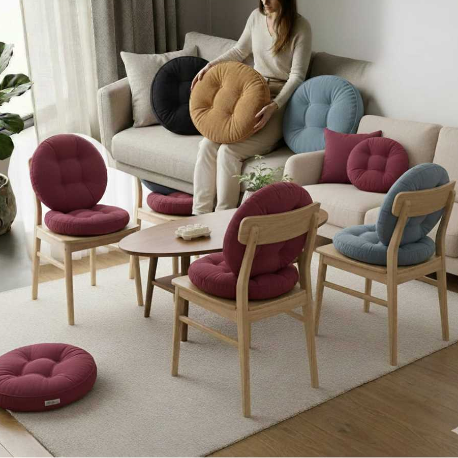 Bantal Kursi Alas Duduk Kursi Kayu