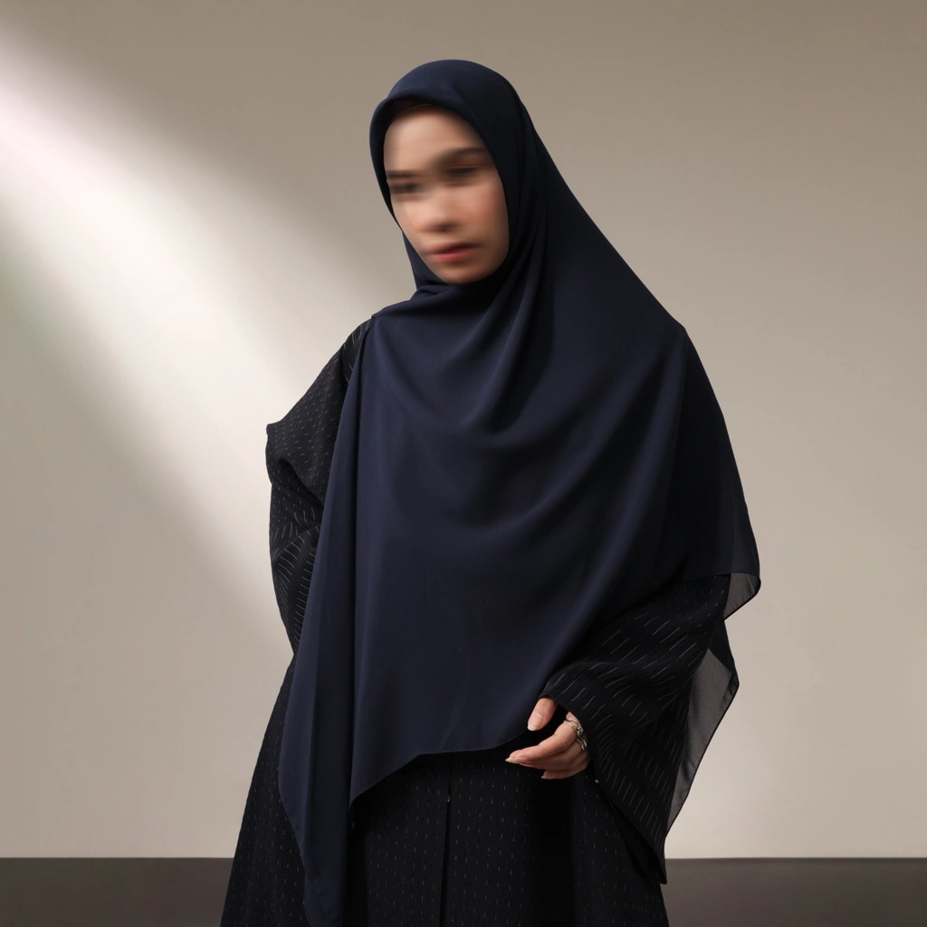 NEHHAT RAFAH HIJAB SLIP ON NAVY
