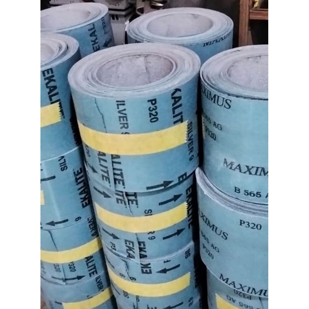 Amplas Ekalite 10cm x 25m P320 , 600