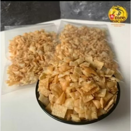 Keripik Pangsit 100 Gram | Keripik Mie Pangsit | Keripik Goreng Krispi Kriuk Halal Less