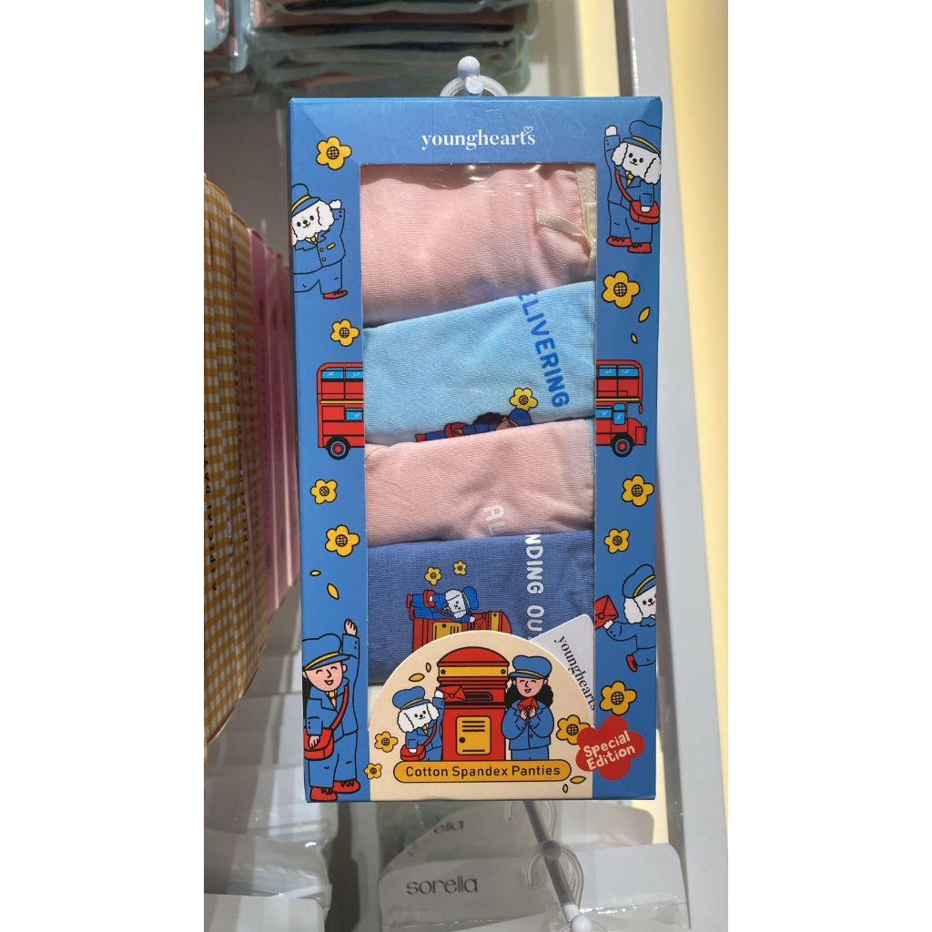 Young Hearts Paket Celana Dalam Harmony di London model Mini isi 5pcs