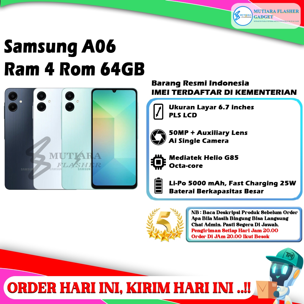Samsung A06 4G I 5G Ram 4/64GB | Ram 4/128GB I Ram 6/128GB