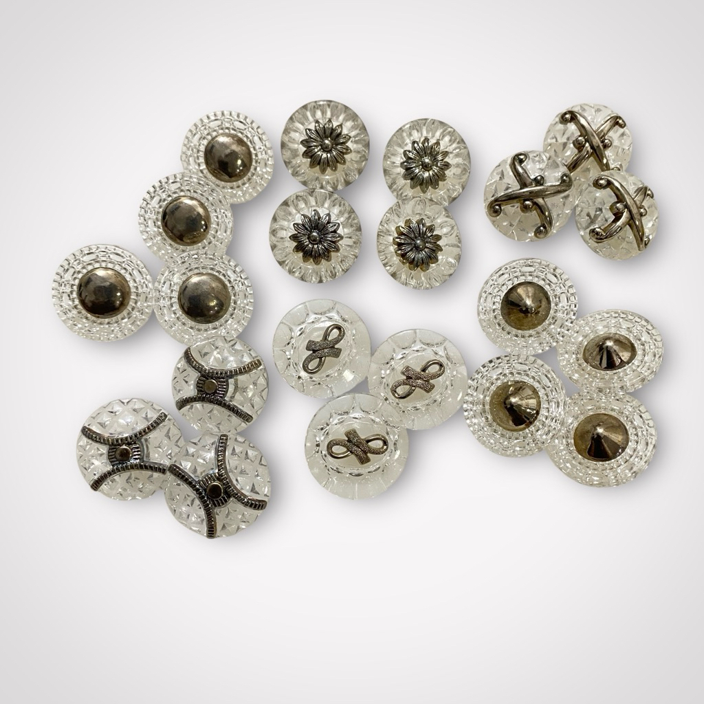 Kancing Jamur model kristal | Kancing Baju Wanita Import