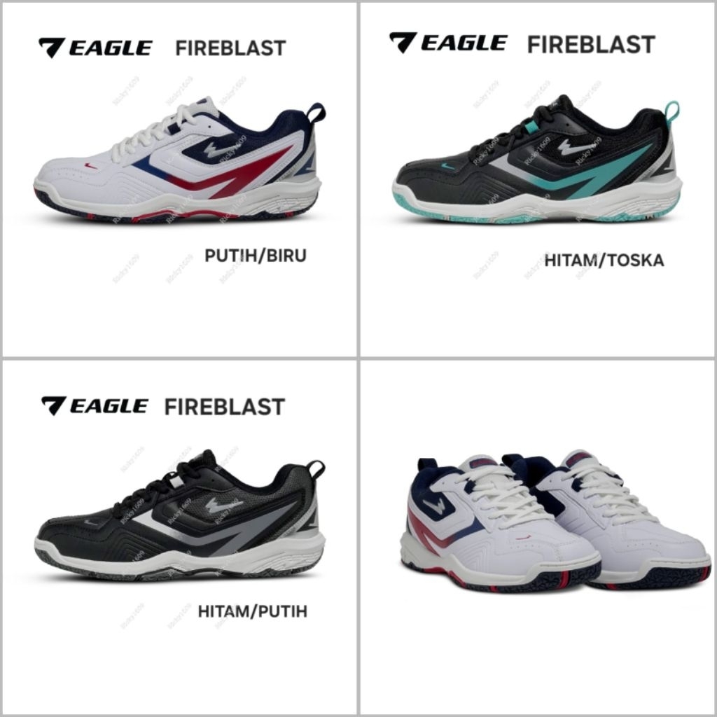 SEPATU BADMINTON EAGLE FIREBLAST - SEPATU EAGLE FIREBLAST - ORIGINAL EAGLE