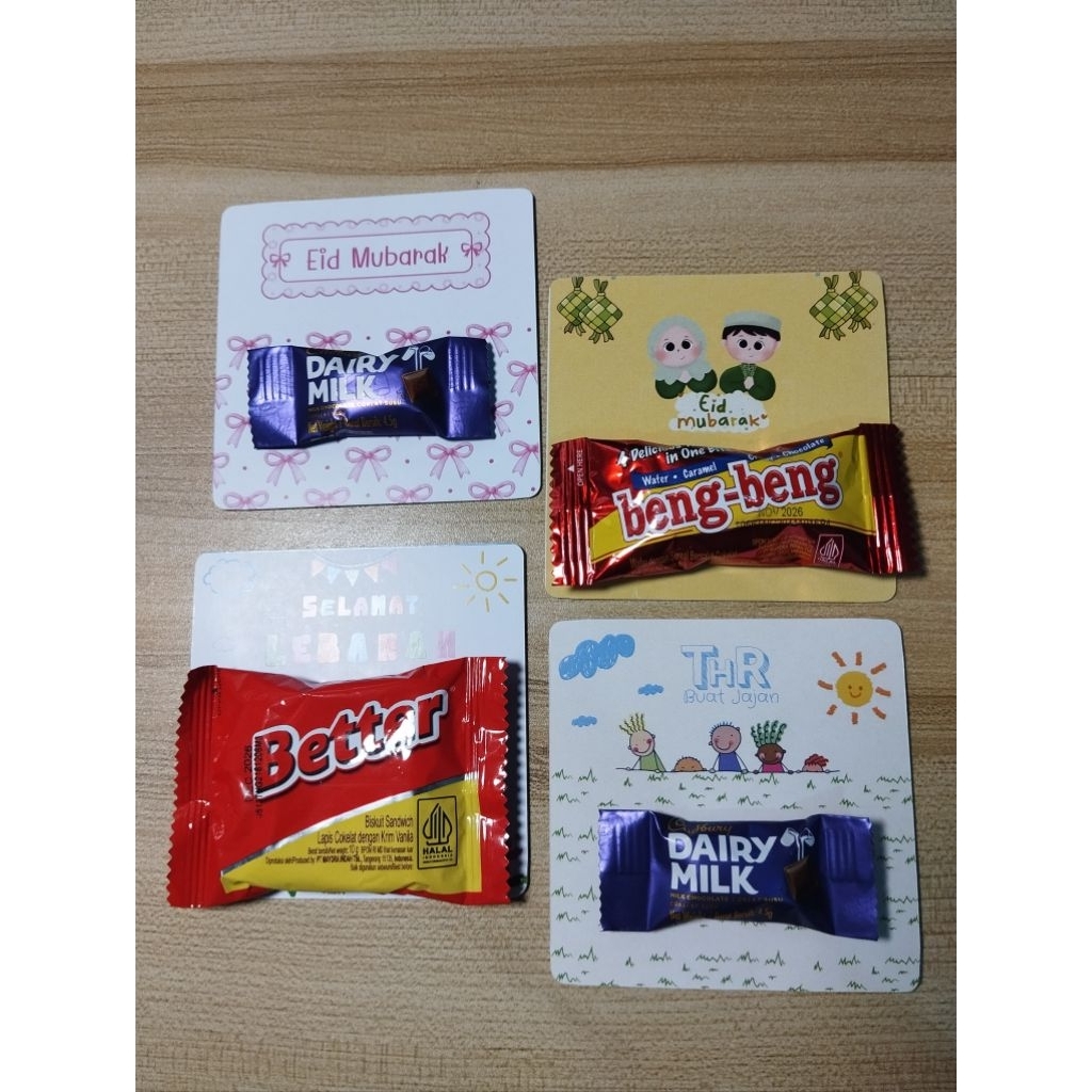 Snack Card Lebaran / amplop snack idul fitri / kartu snack idul fitri / amplop idul fitri unik / ang