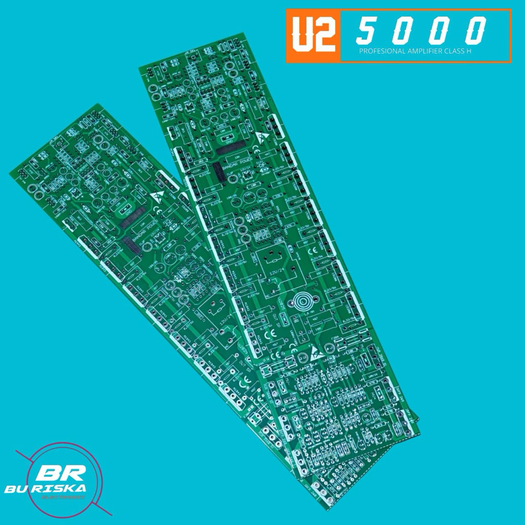 PCB U2 5000 Bandar power ( Heatsink size 2u 30cm )