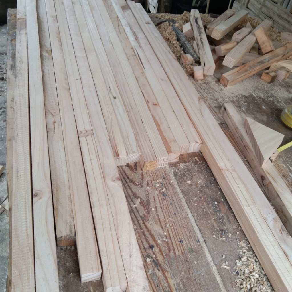 Request custum balok kayu  4 x 4 x 180cm
