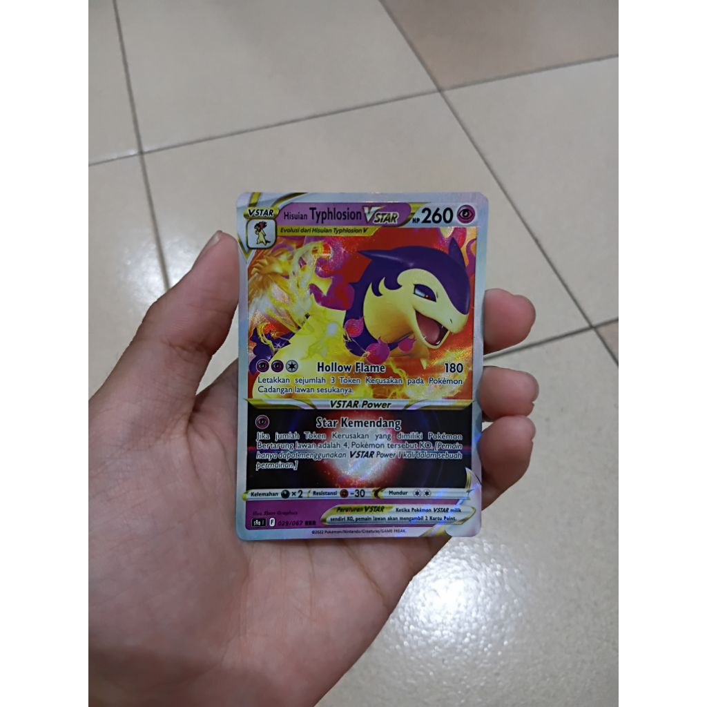 Typhlosion, Samurott VStar series Kartu Pokemon TCG Indonesia
