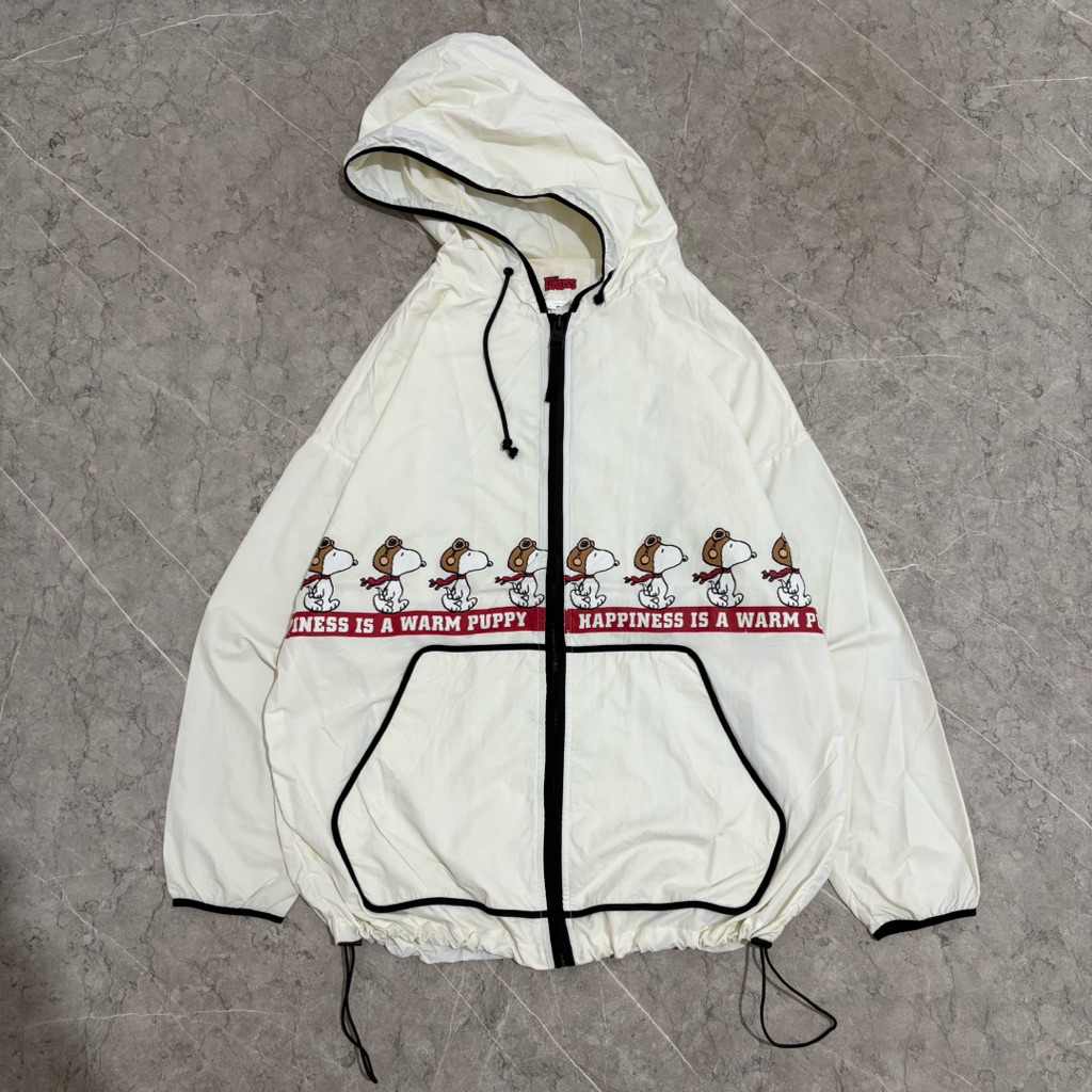whole hauss windbreaker jacket size L